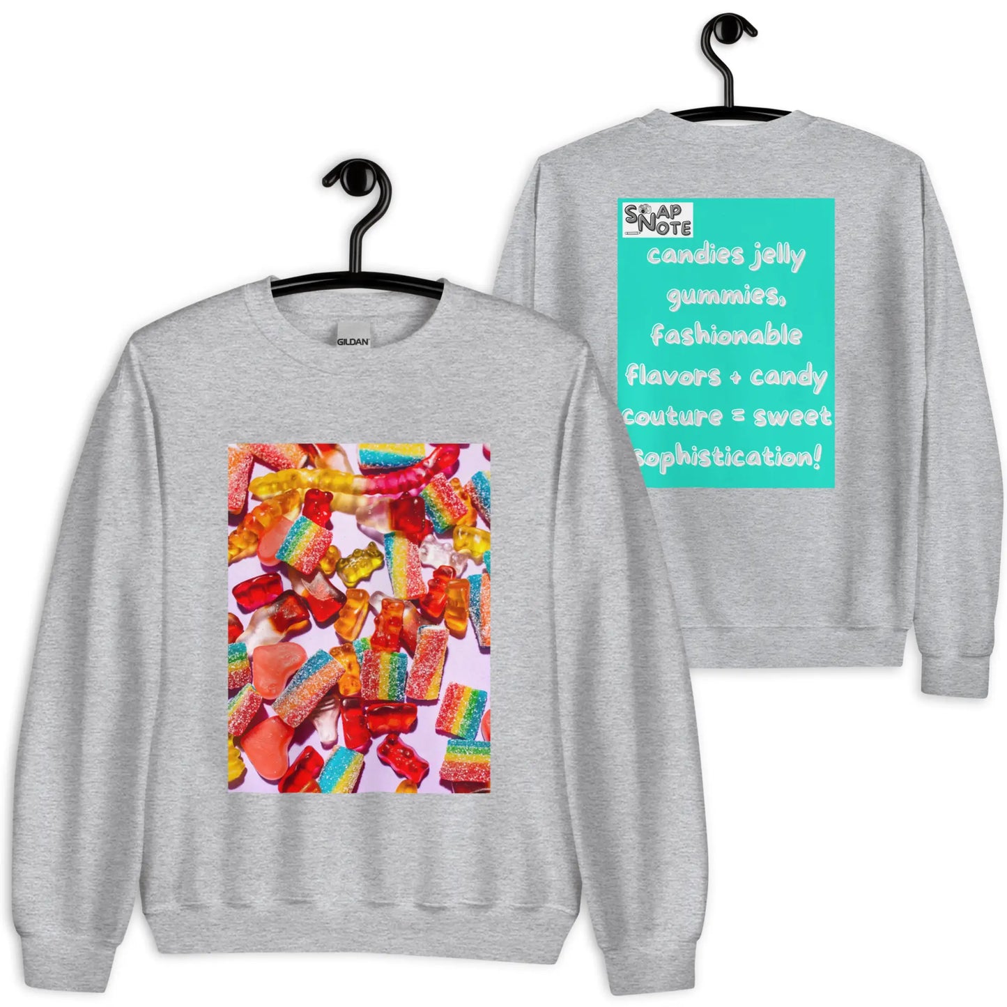 Sweatshirt Jersey Jumper Pullover Sweater Men Women Teenagers Unisex - candies sweets maths equation turquoise pattern - Sport-Grey - 59.90 - SnapNote streetwear