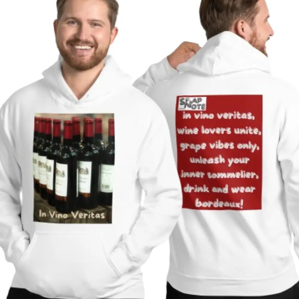 Man supermodel wearing Hoodie Hooded Sweatshirt Hooded Jersey Hooded Jumper Hooded Pullover Hooded Sweater Men Women Teens Unisex - bordeaux wine bottles maroon pattern - White - 74.90 - SnapNote streetwear