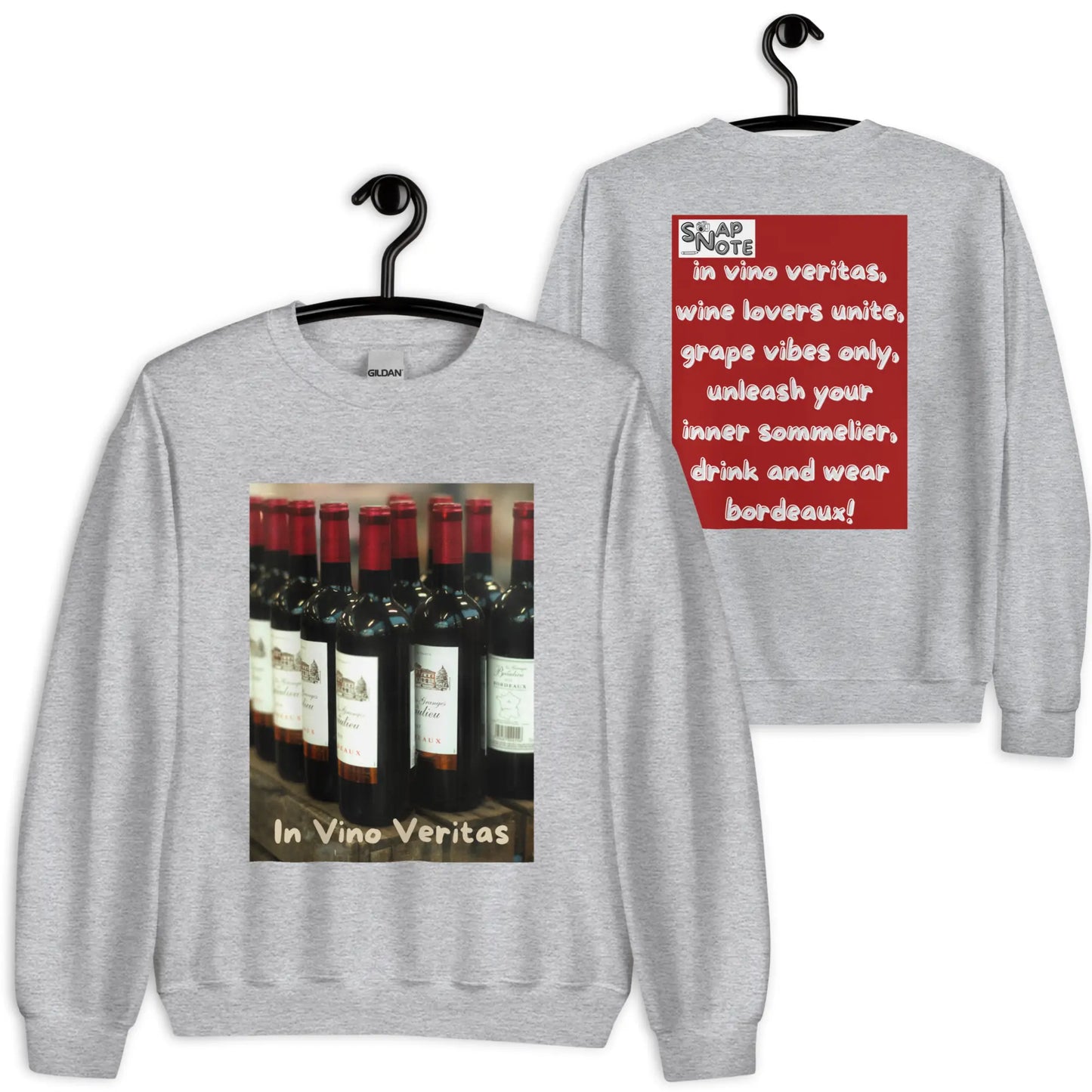 Sweatshirt Jersey Jumper Pullover Sweater Men Women Teenagers Unisex - bordeaux wine bottles maroon pattern - Sport-Grey - 59.90 - SnapNote streetwear